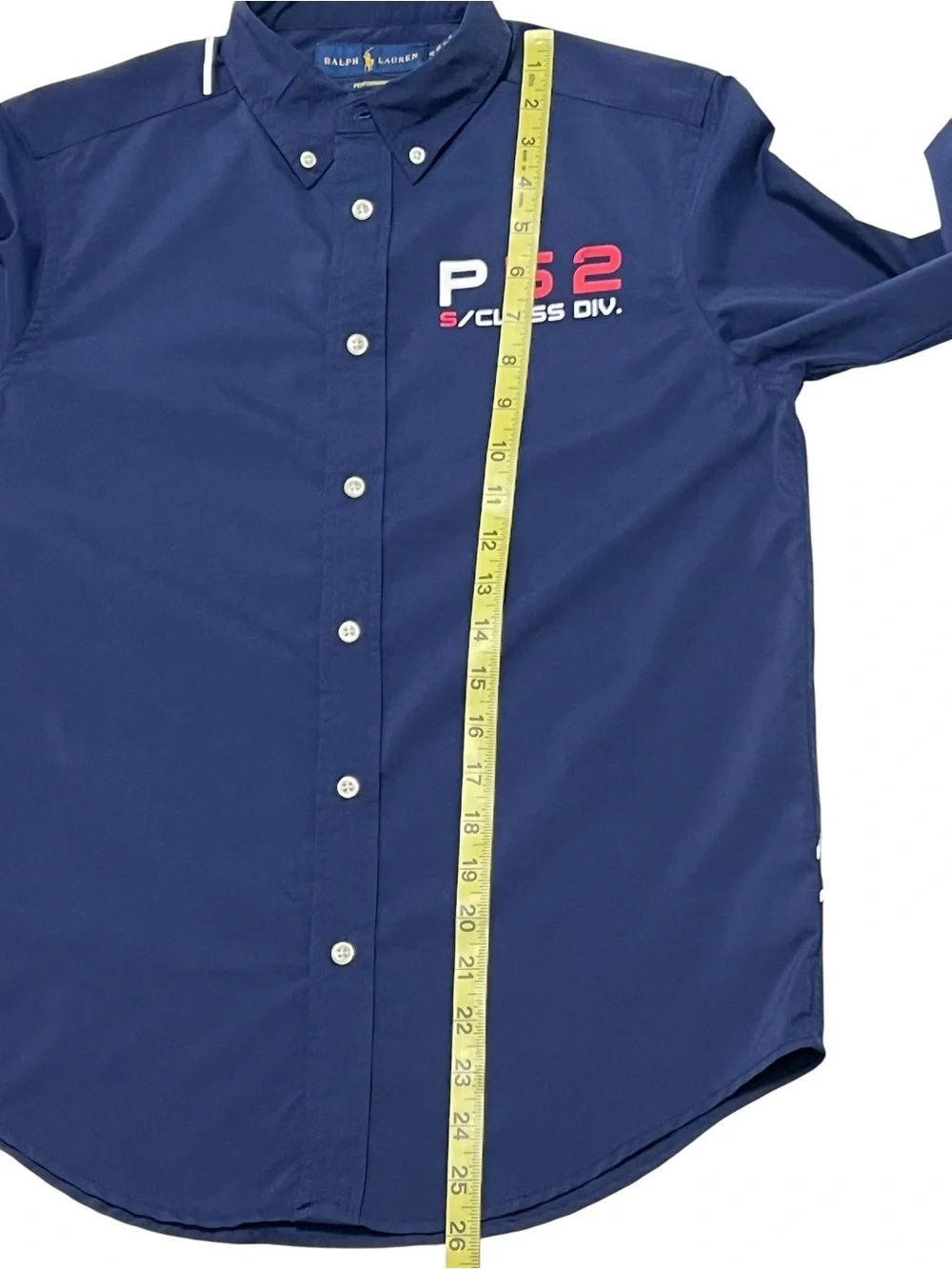 Ralph Lauren Boys L 14/16 Shirt Regatta Polo Ocean Challenge Performance Sailing